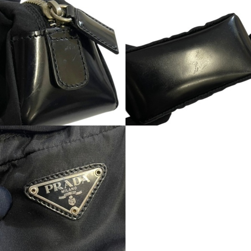 PRADA Triangle Clutch Black - Picture 10 of 10
